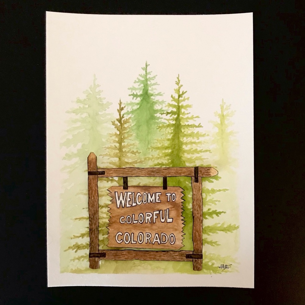 Pine Tree Welcome to Colorado